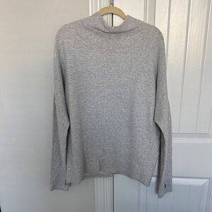 lululemon athletica Heather Gray Women's Cowl neck Sweater